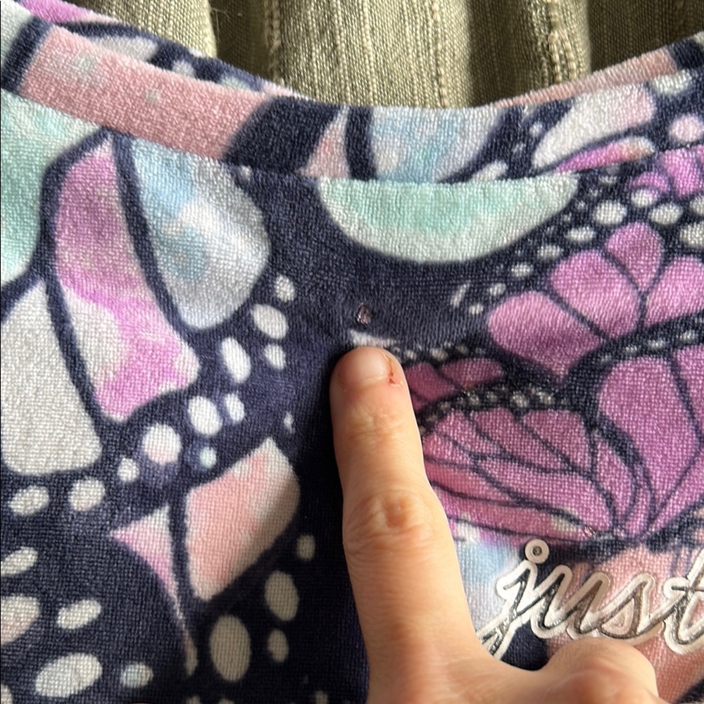 Justice Butterfly Print Girls Romper - Picture 8 of 9